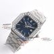 super clone Patek Philippe Cubitus 5821 iced out diamond bezel blue dial watch (12)_th.jpg